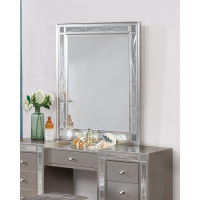 Coaster Furniture 204928 Leighton Vanity Mirror Metallic Mercury